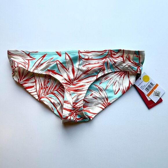 NWT Vince Camuto Women's Shirred Printed Bikini Bottom. Size S - Picture 3 of 6